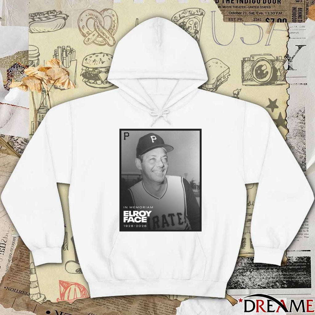 In Memoriam Elroy Face 1928 – 2026 Pittsburgh Pirates Poster t-shirt