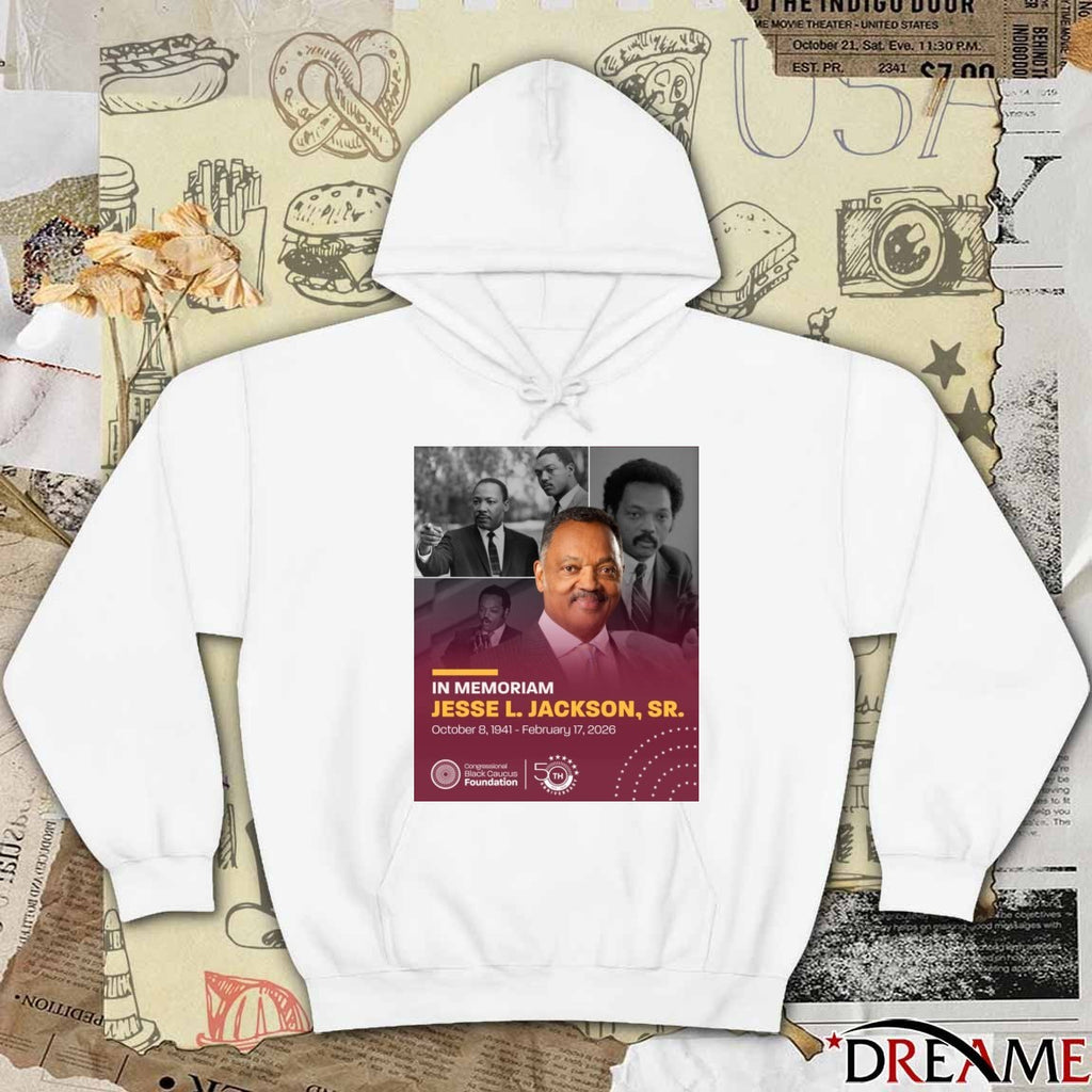 In Memoriam Jesse L. Jackson, Sr. October 8, 1941 – February 17, 2026 t-shirt