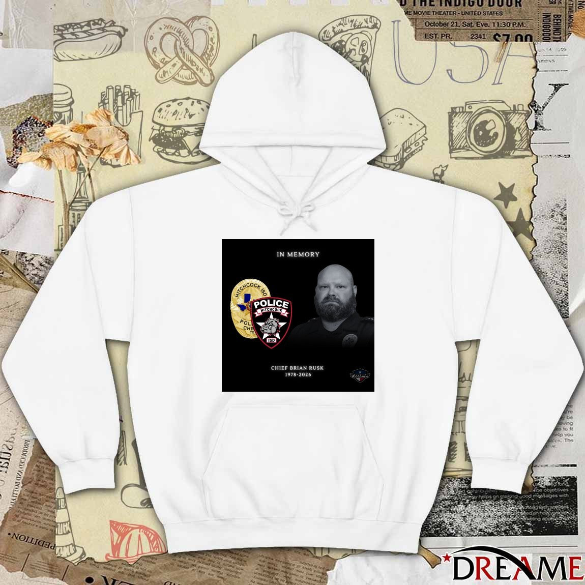 In Memory Chief Brian Rusk 1978-2026 t-shirt