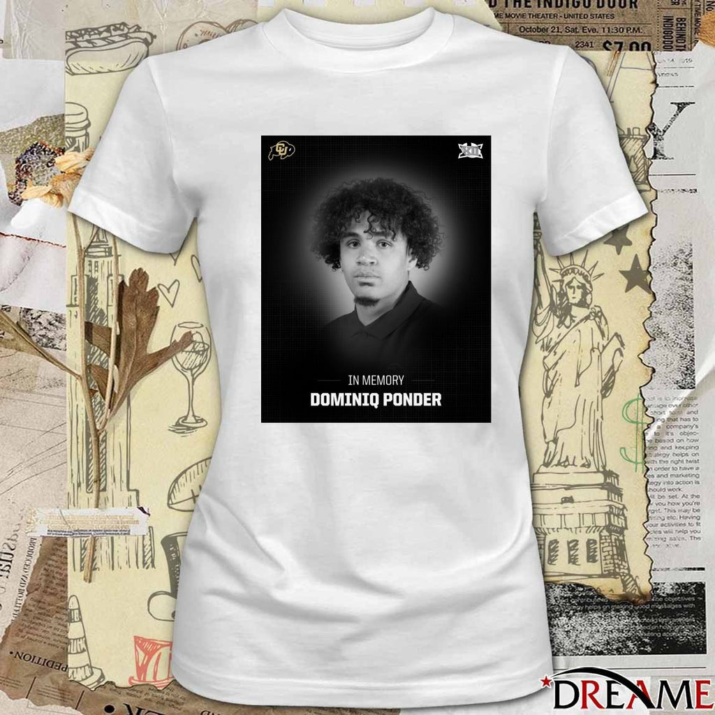 In Memory Colorado Football Student-Athlete Dominiq Ponder Poster t-shirt
