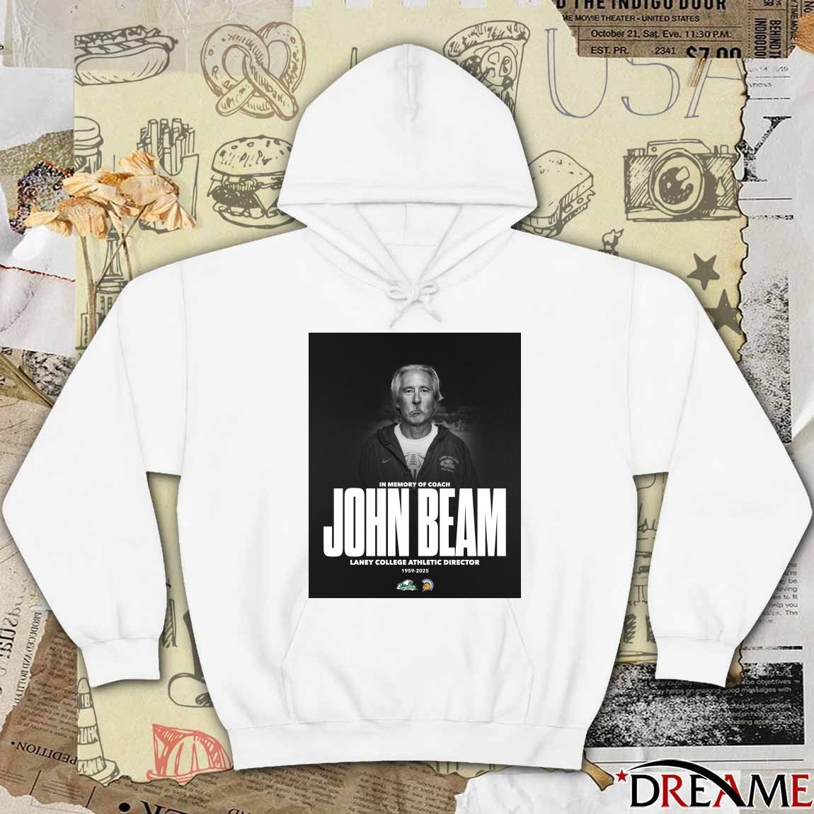 In Memory Of Coach John Beam Laney College Athletic Director 1959-2025 San Jose State Spartans t-shirt