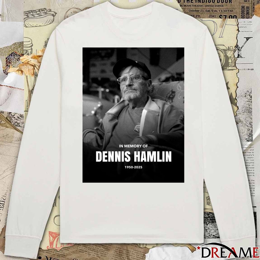 In Memory Of Dennis Hamlin 1950 – 2025 The NASCAR Wire Poster t-shirt