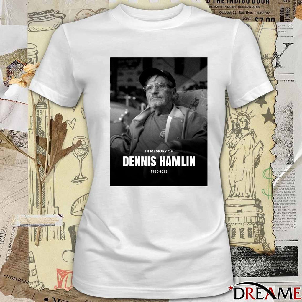 In Memory Of Dennis Hamlin 1950 – 2025 The NASCAR Wire Poster t-shirt