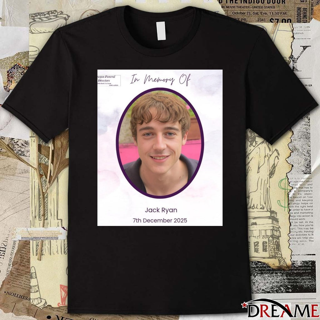 In Memory Of Jack Ryan December 7, 2025 Poster t-shirt