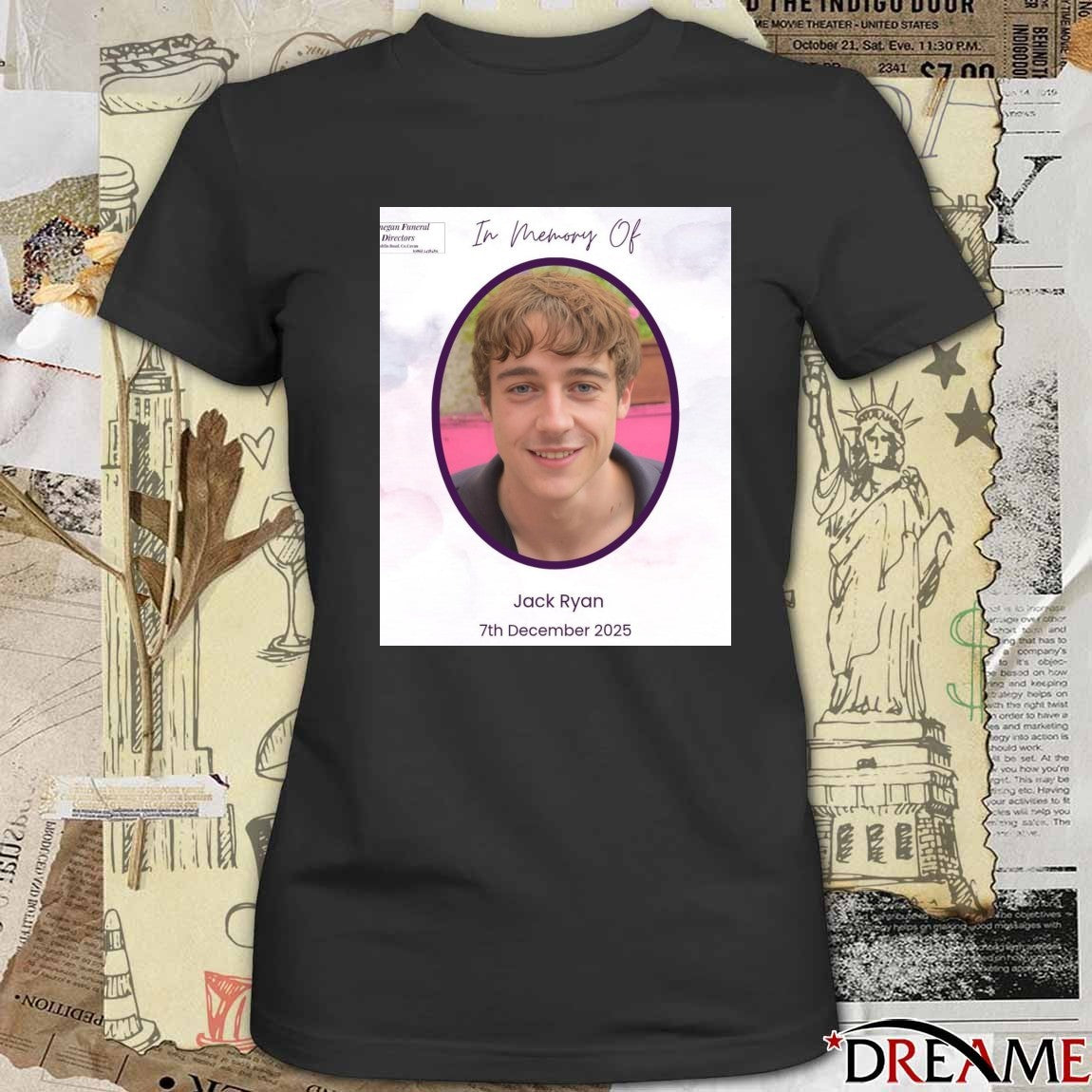 In Memory Of Jack Ryan December 7, 2025 Poster t-shirt