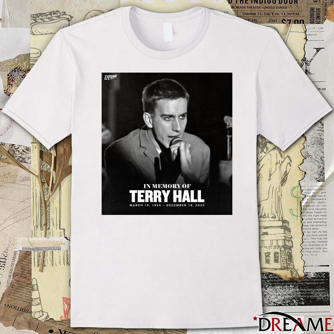 In Memory Of Terry Hall March 19 1959 – December 18 2022 Poster t-shirt