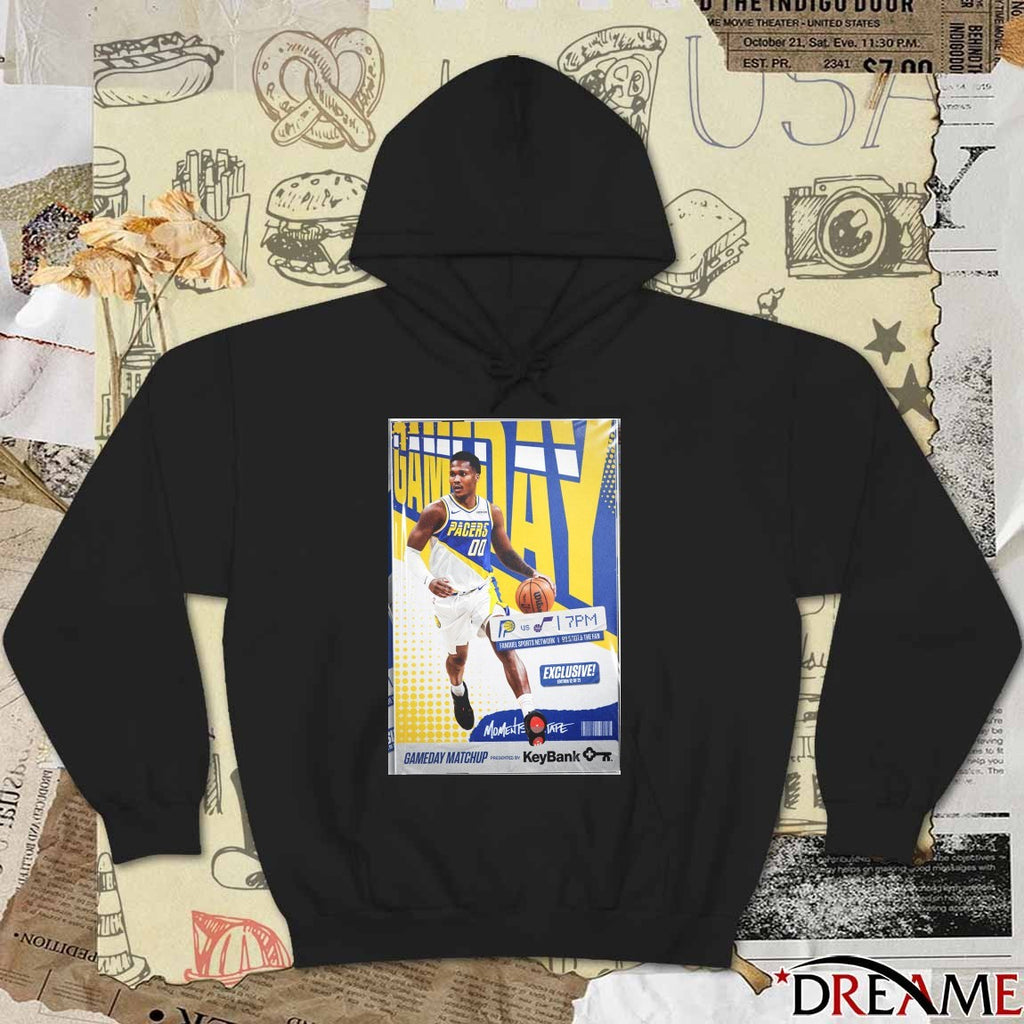 Indiana Pacers Gameday Matchup Fanduel Sports Network Poster t-shirt