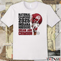 Indiana University Hoosiers Football 2025 National Champions Cream And Crimson t-shirt