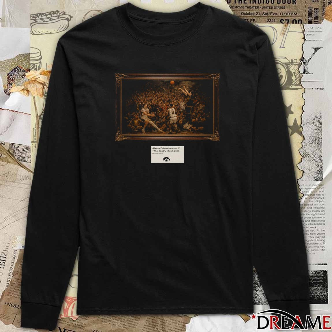 Iowa Hawkeyes Alvaro Folgueiras The Shot March 2026 t-shirt