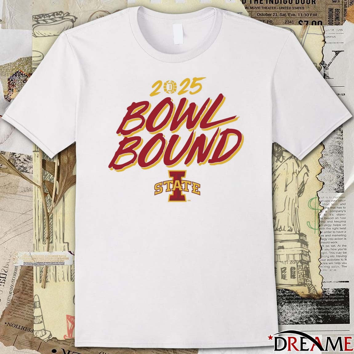Iowa State Cyclones Football NCAA 2025 Bowl Bound t-shirt