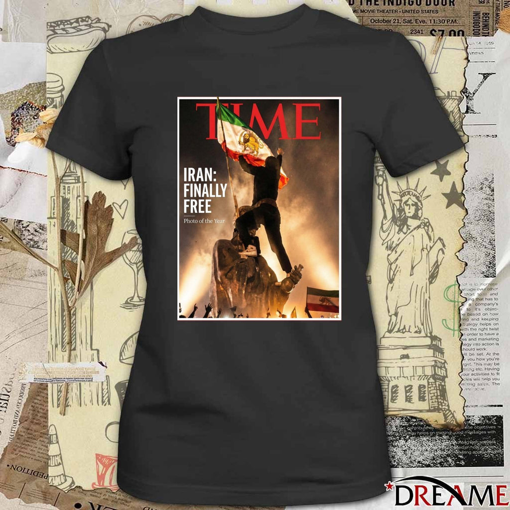 Iran Finally Free Photo of the year – Time Magazine Poster t-shirt