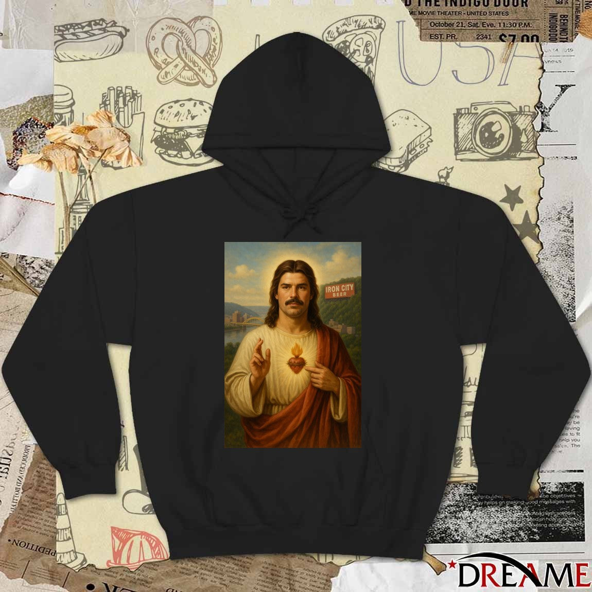 Iron City Beer He Is Risen Jesus Christ Pittsburgh, Pennsylvania t-shirt