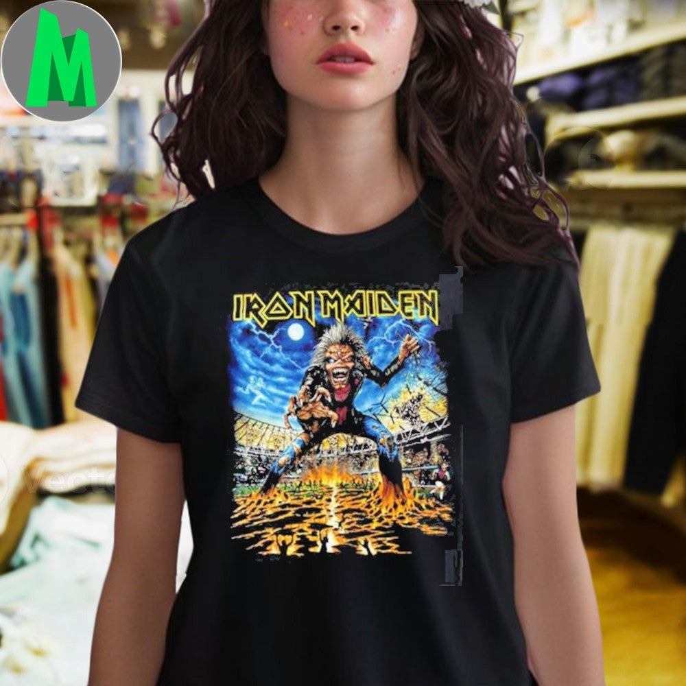 Iron Maiden London England Run For Your Lives World Tour 2025 Exclusive Event Tee At London Stadium On June 28 2025 Shirt