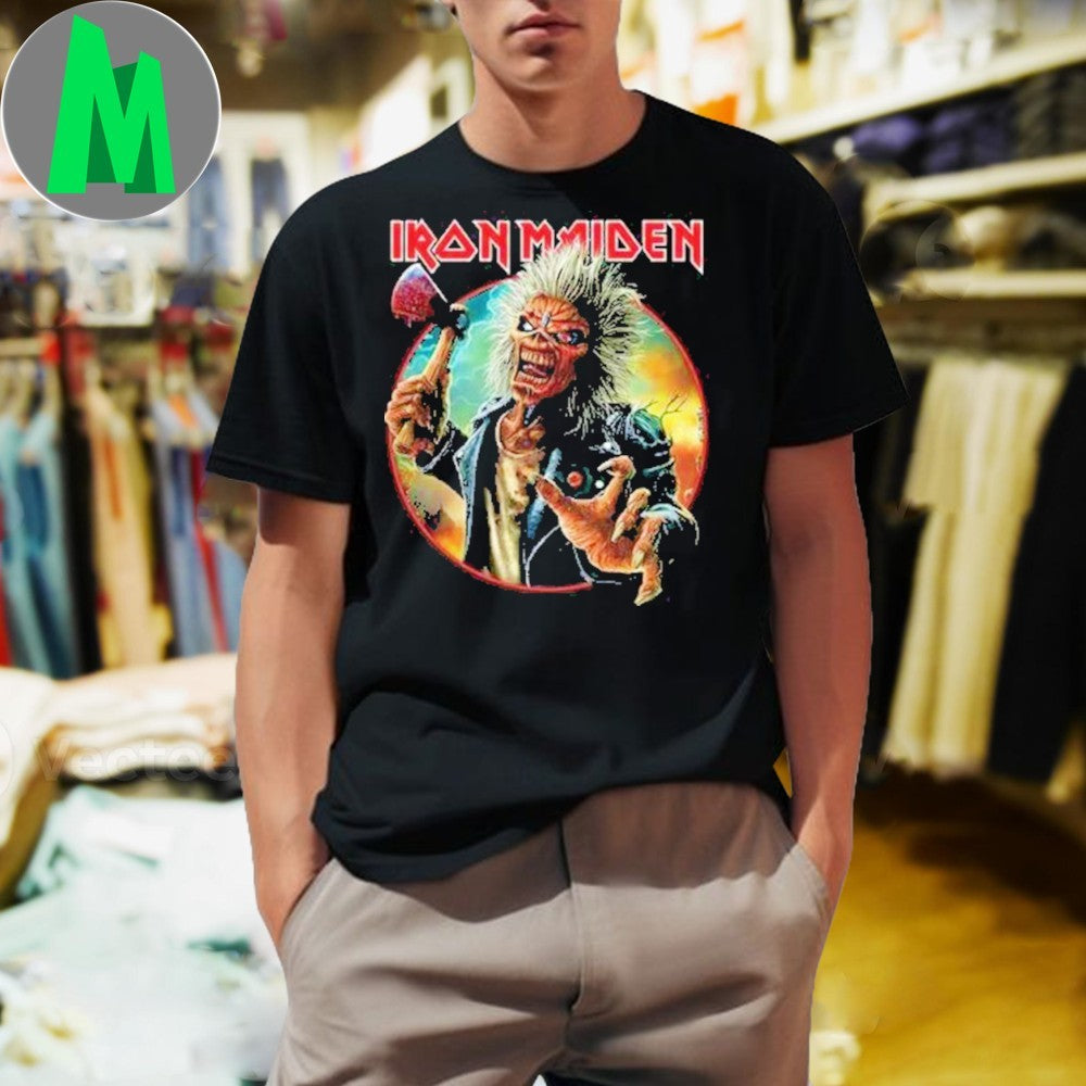 Iron Maiden Run For Your Lives World Tour 2025 T-Shirt Heavy Metal Band Merch Eddie Graphic Tee