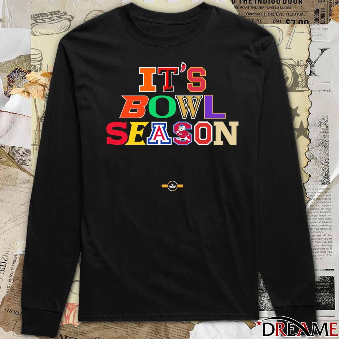 It’s Bowl Season NCAA Division I Football Bowl Subdivision Teams Logos t-shirt