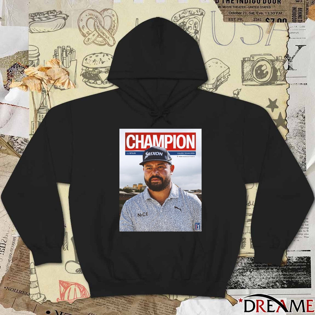 J.J. Spaun Valero Texas Open Champion PGA Tour 2026 Poster t-shirt