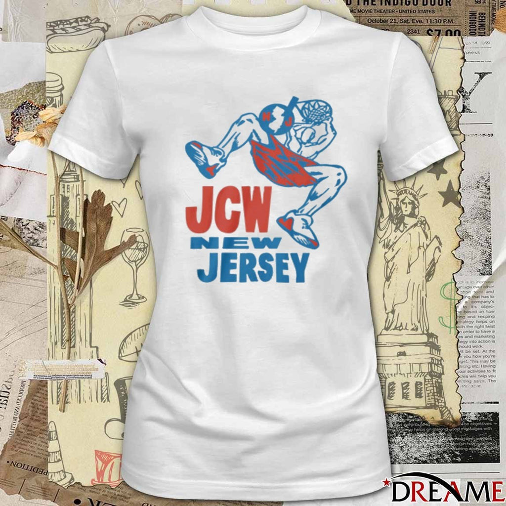 JCW New Jersey New York Nets Basketball Fanart t-shirt