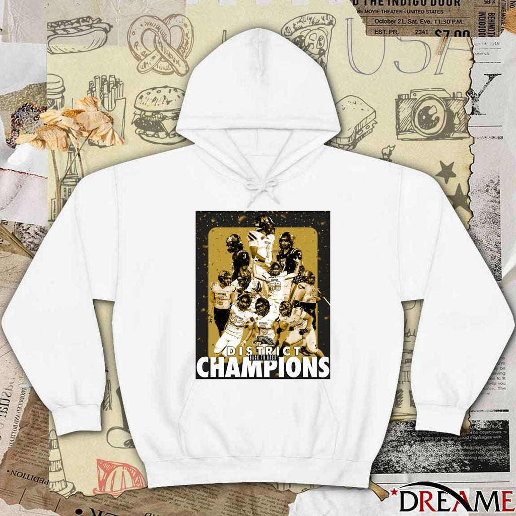 JW Mitchell HS Football Back-to-back District Champs 2025 Poster t-shirt