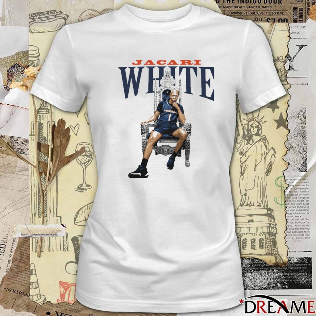 Jacari White Virginia Cavaliers Basketball Portrait t-shirt