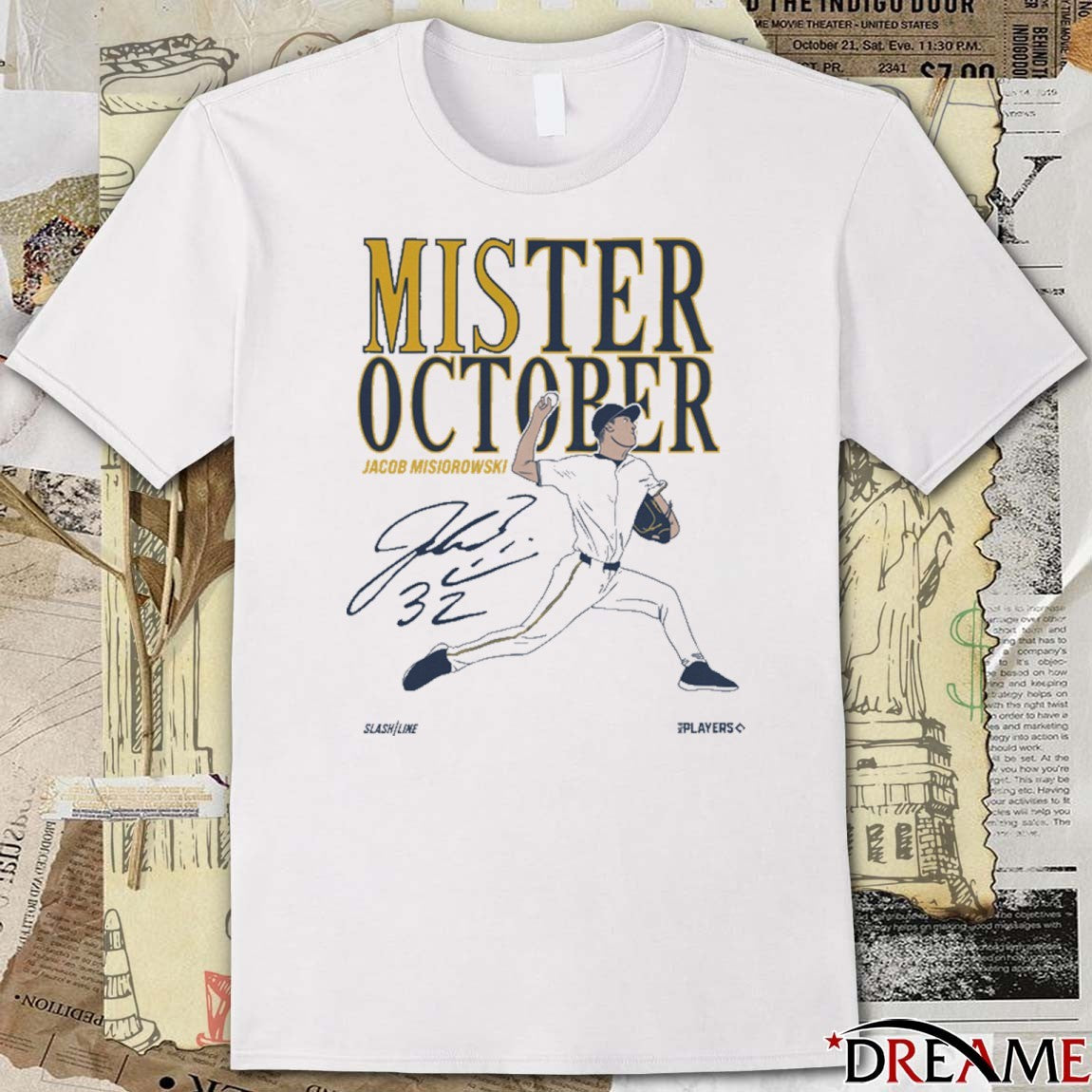 Jacob Misiorowski Mis-ter October Milwaukee Brewers MLB Signature t-shirt