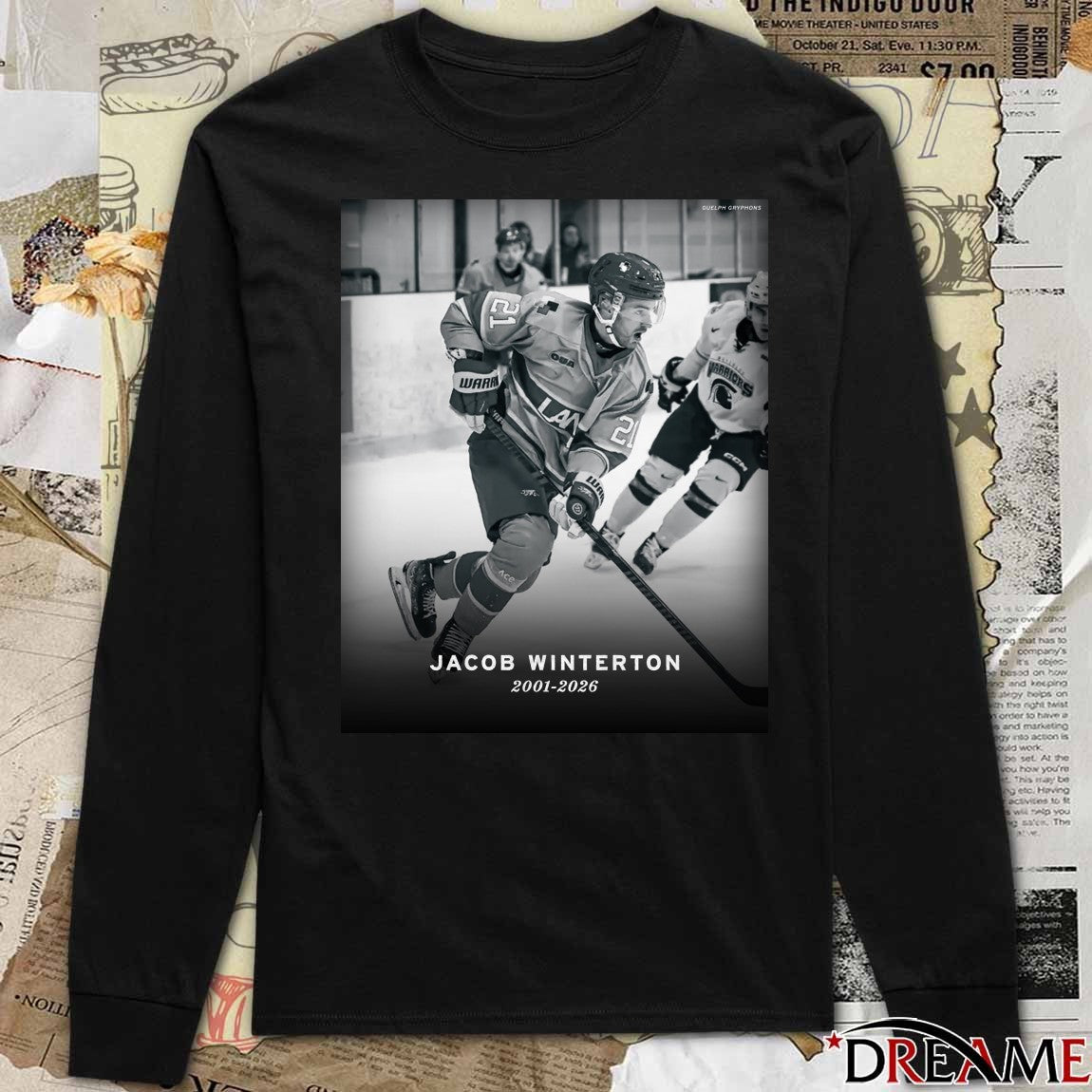 Jacob Winterton 2001 – 2026 Seattle Kraken t-shirt