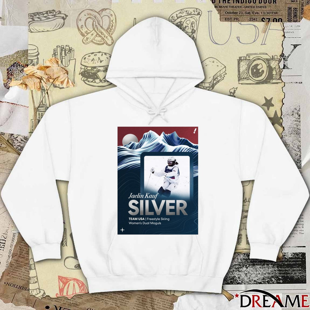 Jaelin Kauf Silver Team USA Freestyle Skiing Women’s Dual Moguls t-shirt