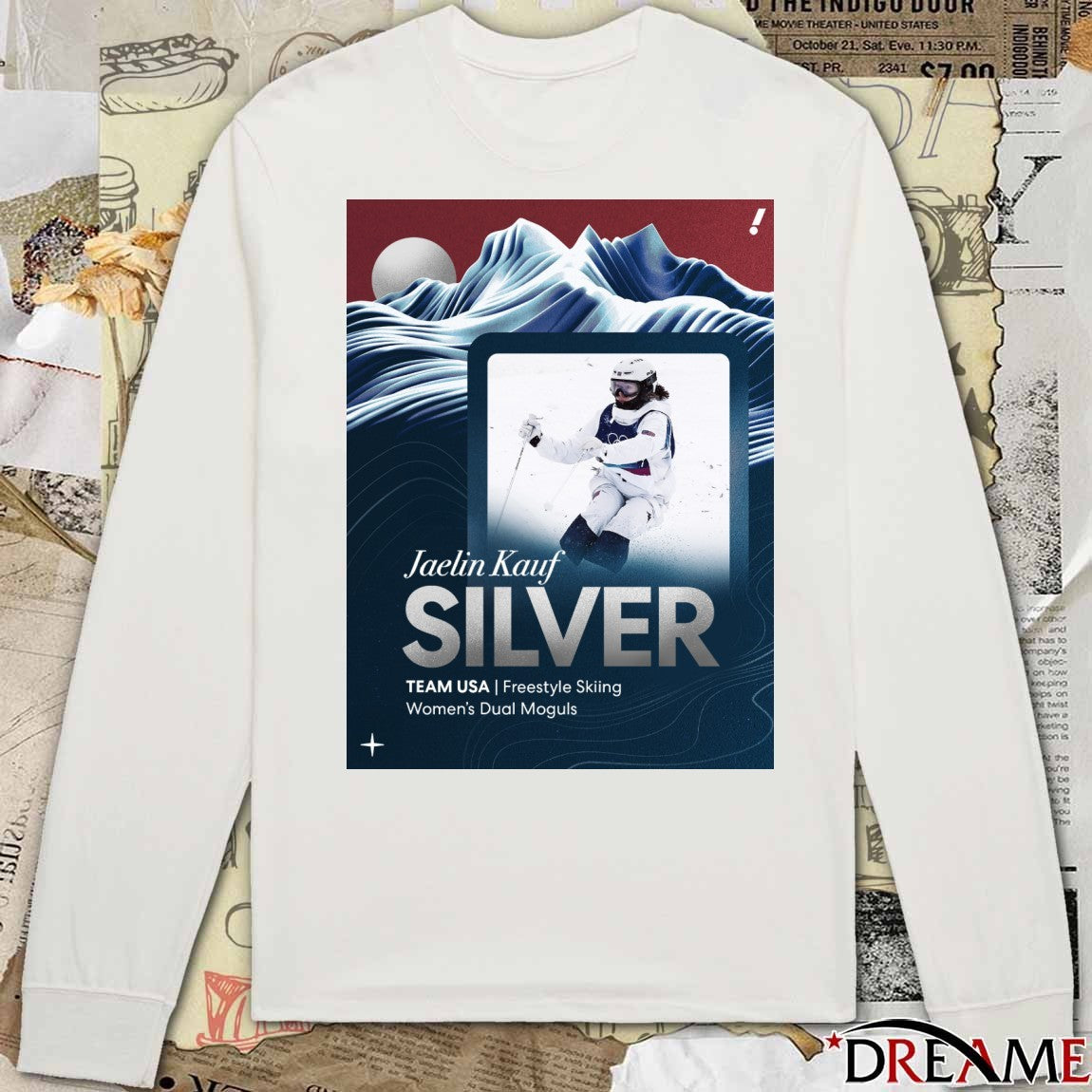 Jaelin Kauf Silver Team USA Freestyle Skiing Women’s Dual Moguls t-shirt