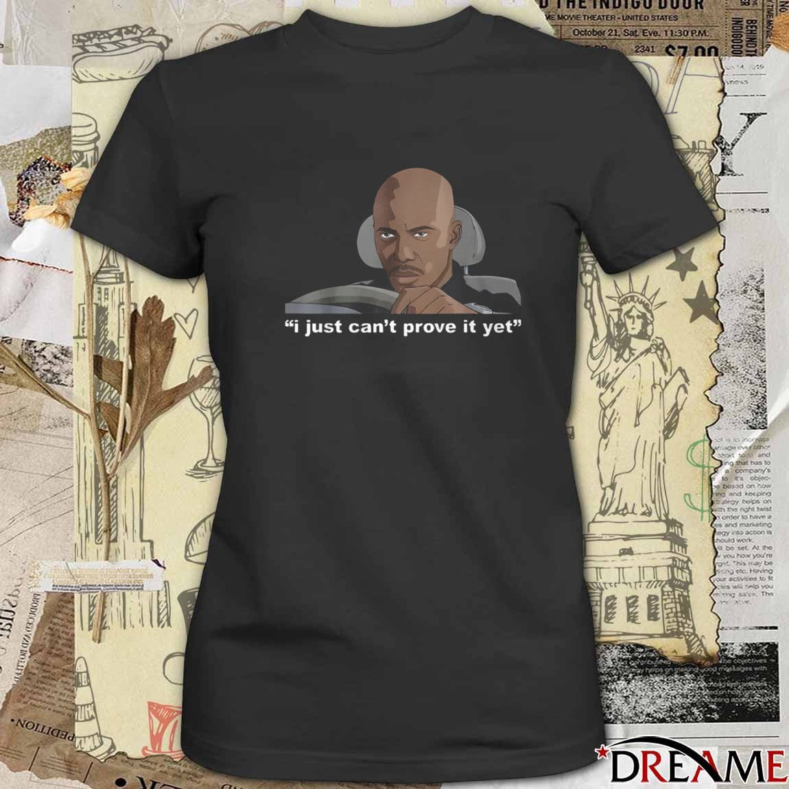 James Doakes I Just Can’t Prove It Yet Portrait t-shirt