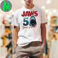 Jaws 50 Years of Terror! Anniversary Movie T-Shirt