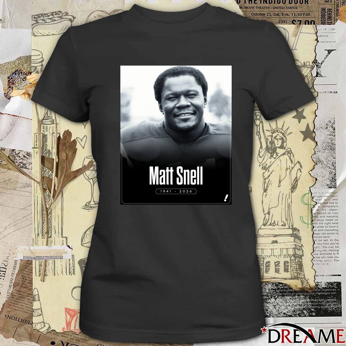 Jets Ring of Honor RB Matt Snell 1941-2026 t-shirt