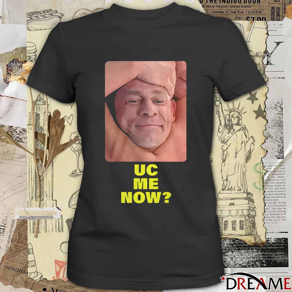 John Cena Final Match Smiling UC Me Now 2025 t-shirt