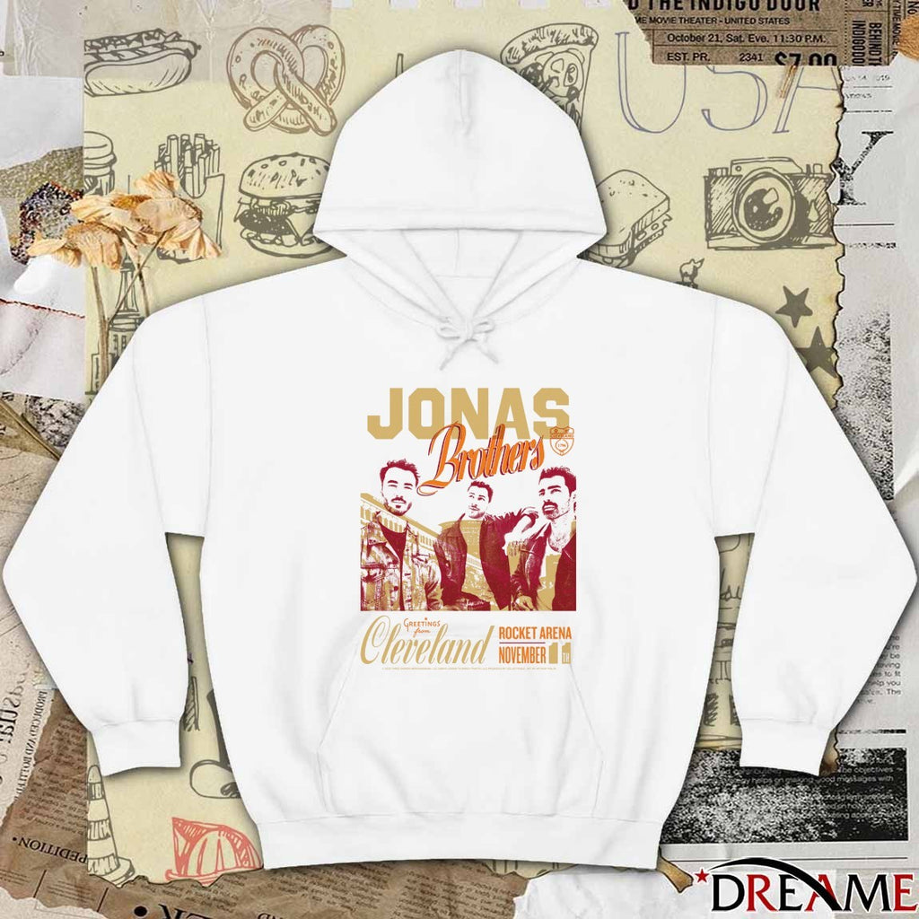 Jonas Brothers Greetings From Cleveland The Tour Rocket Arena November 11 2025 t-shirt