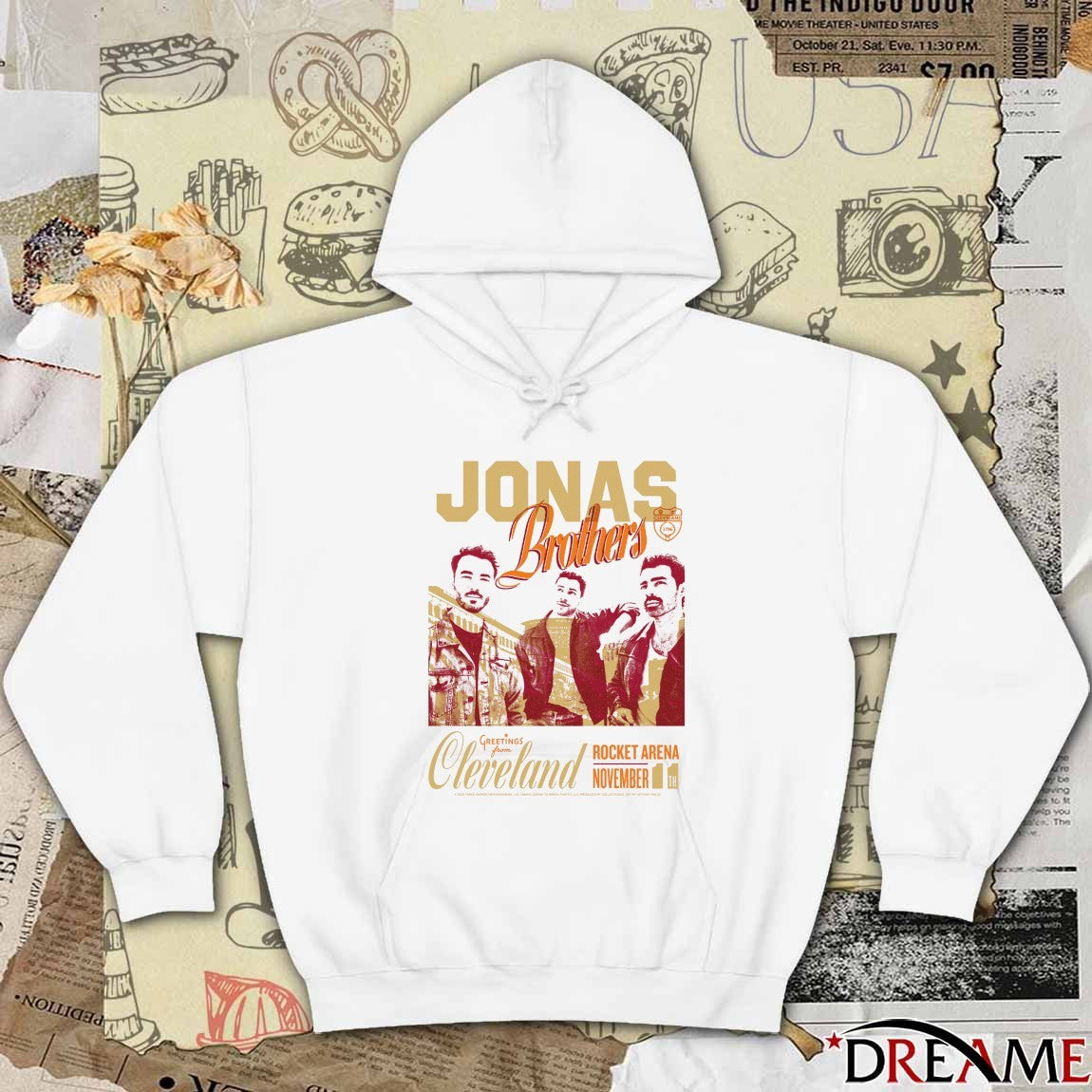 Jonas Brothers Greetings From Cleveland The Tour Rocket Arena November 11 2025 t-shirt