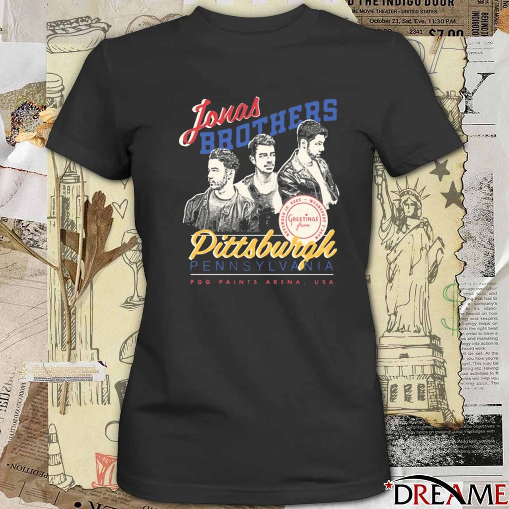 Jonas Brothers November 12 2025 Pittsburgh, PA PPG Paints Arena USA t-shirt