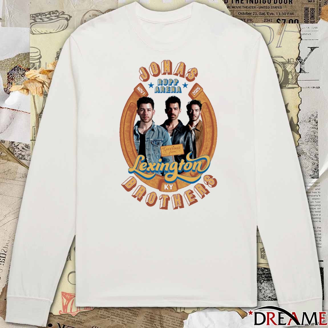 Jonas Brothers Rupp Arena Greetings From Lexington KY November 1 2025 t-shirt