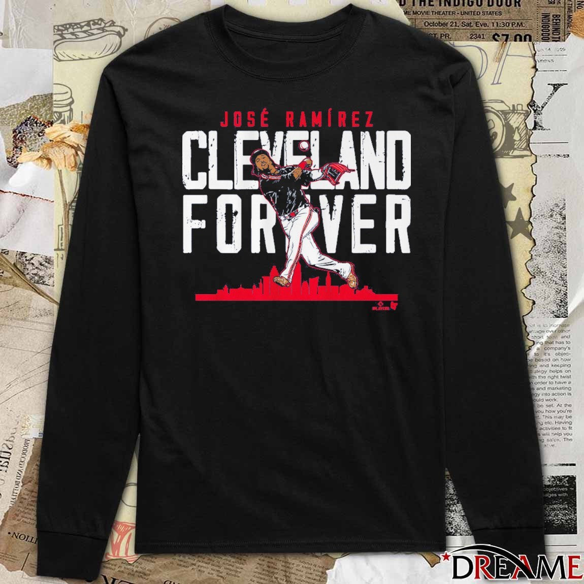 Jose Ramirez Cleveland Guardians MLB Forever t-shirt