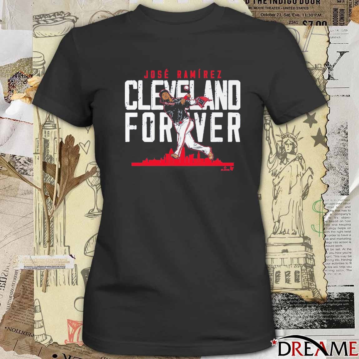 Jose Ramirez Cleveland Guardians MLB Forever t-shirt