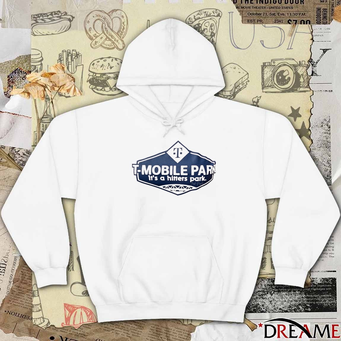 Josh Naylor Seattle Mariners T-Mobile Park It’s A Hitters Park Signature t-shirt