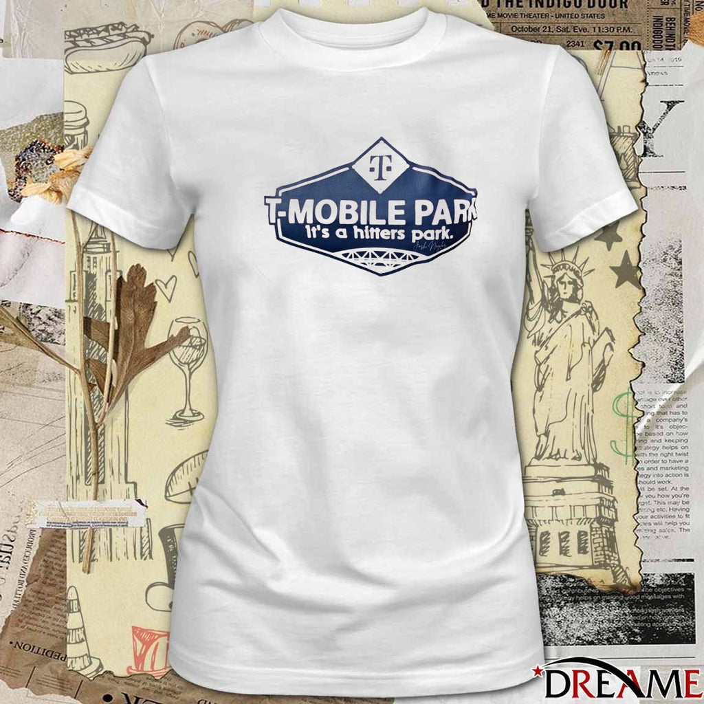 Josh Naylor Seattle Mariners T-Mobile Park It’s A Hitters Park Signature t-shirt