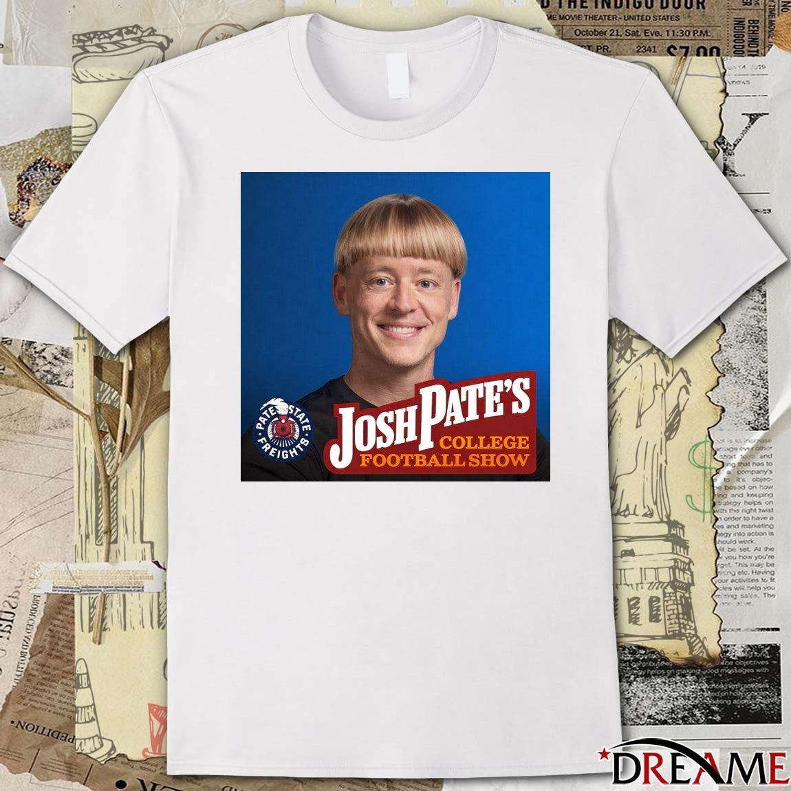 Josh Pate’s College Football Show Pate State Freights t-shirt