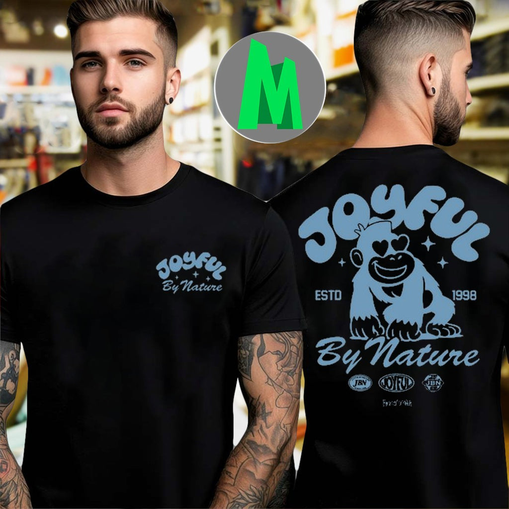 Joyful By Nature Est 1998 Gorilla Graphic T-Shirt