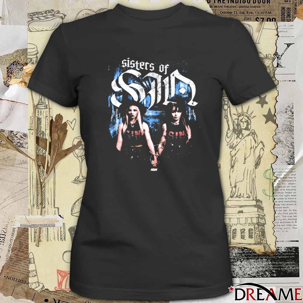Julia Hart And Skye Blue Sisters of Sin AEW 2025 t-shirt