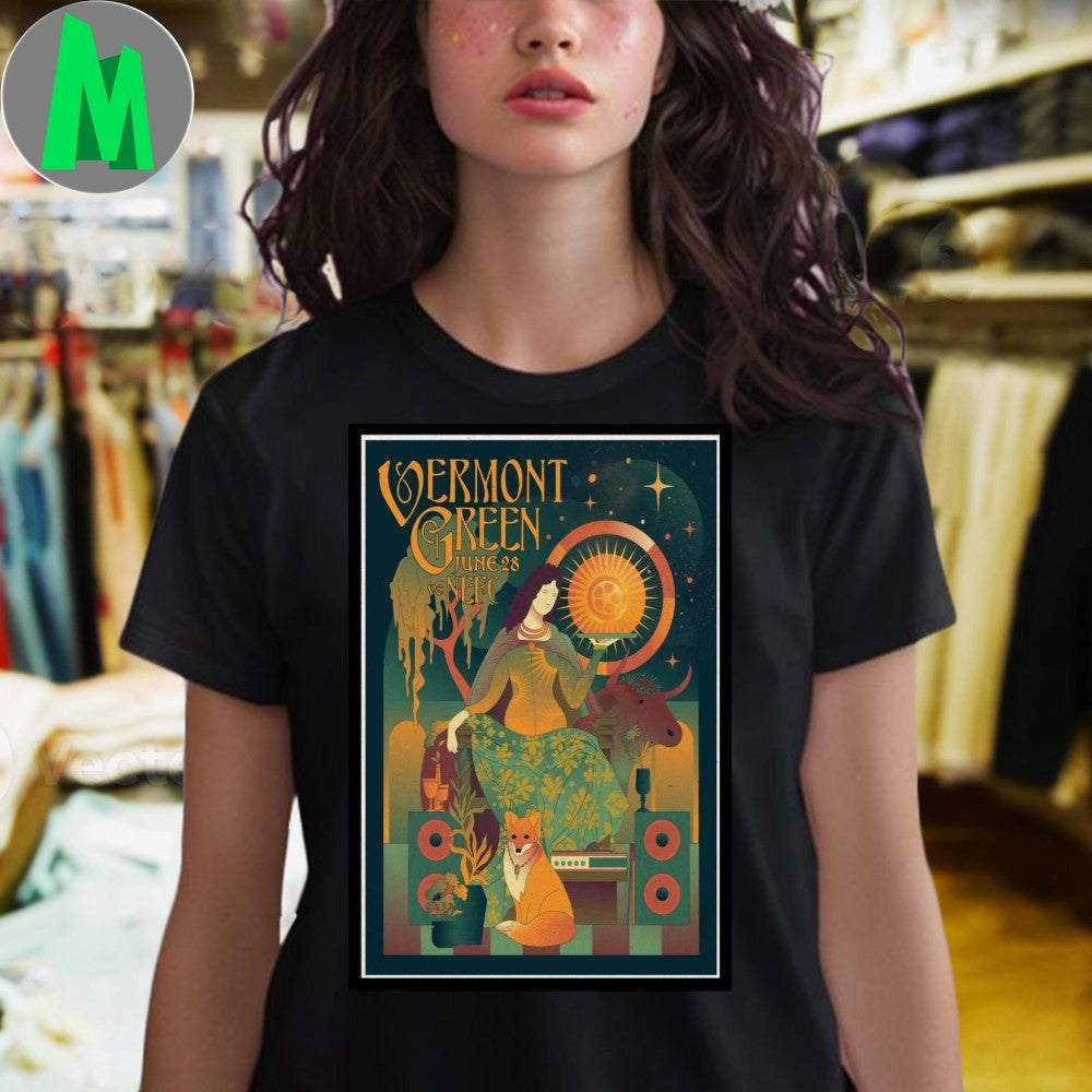 June 28, 2025 Vermont Green FC vs. New England FC Poster Shirt