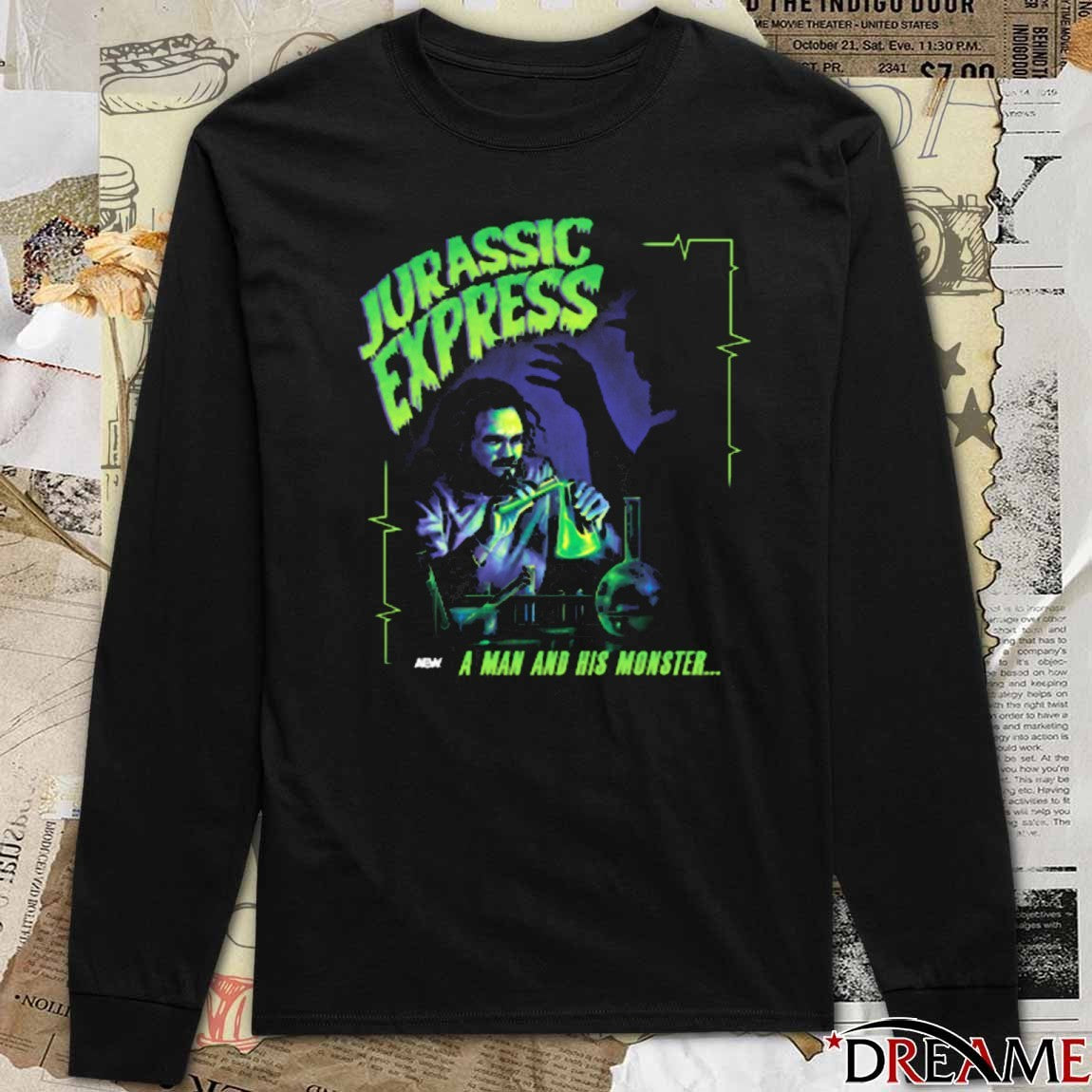 Jurassic Express It’s Alive A Man And His Monster AEW 2025 t-shirt