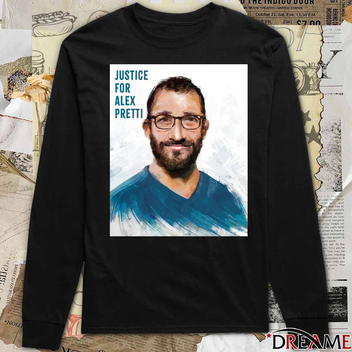 Justice For Alex Pretti 37 Year Old ICU Nurse Poster t-shirt