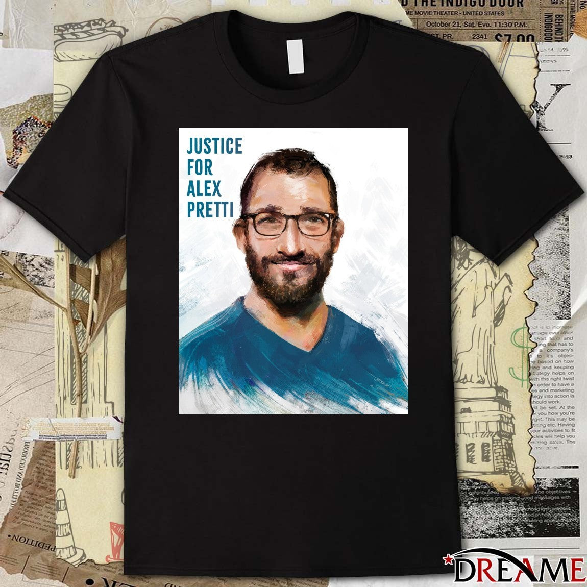 Justice For Alex Pretti 37 Year Old ICU Nurse Poster t-shirt