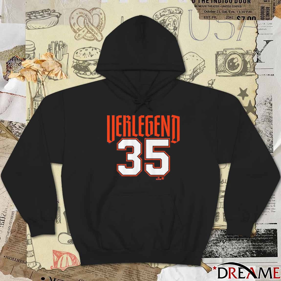 Justin Verlander 35 Detroit Tigers MLB Verlegend t-shirt