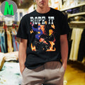 K wave Rope It Cowboy Fire Shirt