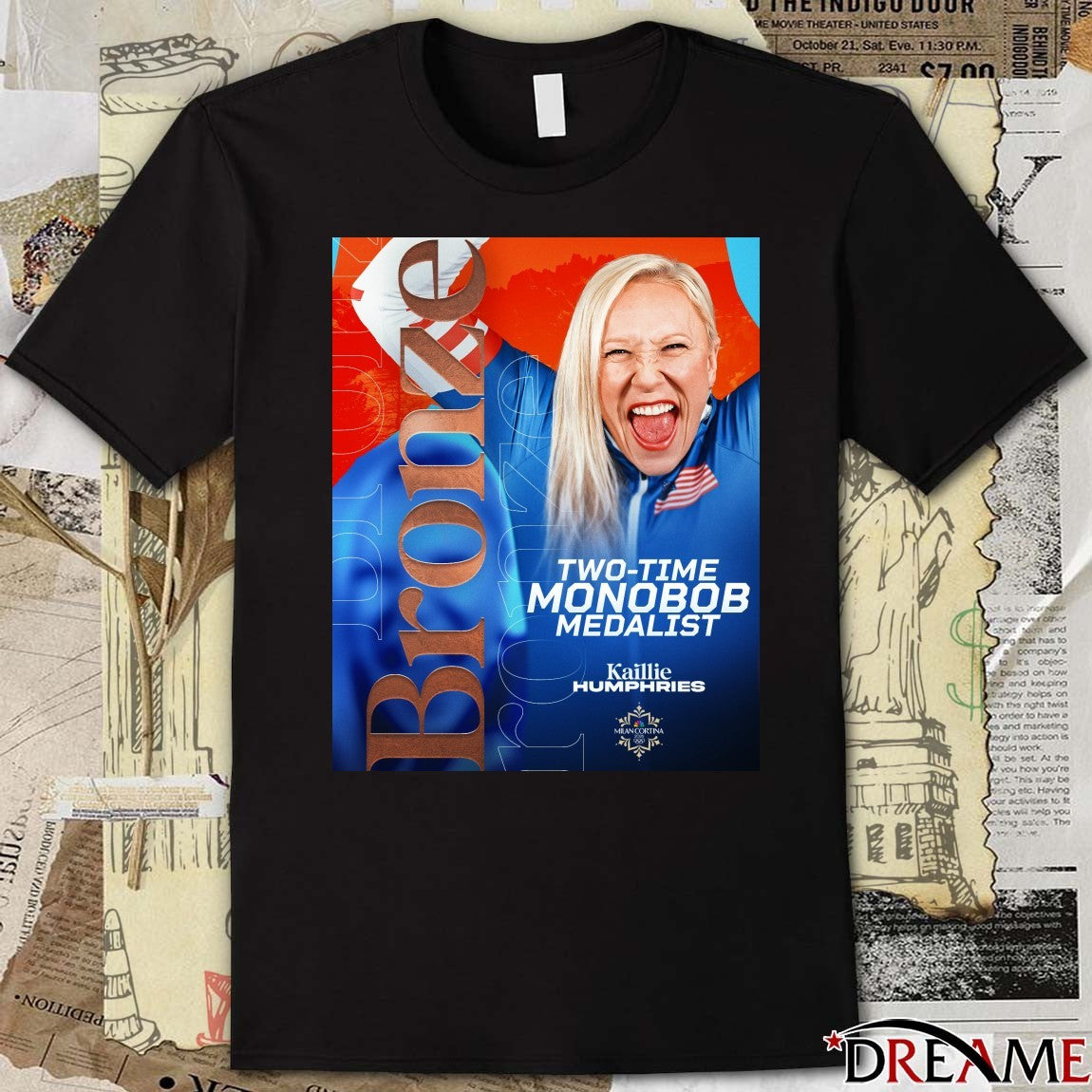 Kaillie Humphries Is A Back-to-back Medalist Bronze Two-time Mονοbob Medalist t-shirt