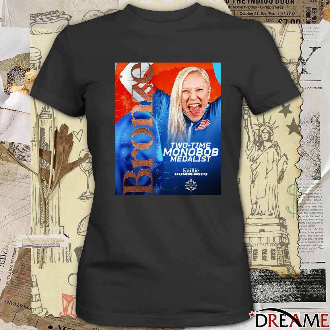 Kaillie Humphries Is A Back-to-back Medalist Bronze Two-time Mονοbob Medalist t-shirt